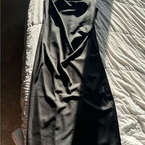 Lulu's Elegant Black Maxi Dress